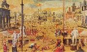 Antoine Caron The Massacre of the Triumvirate France oil painting artist
